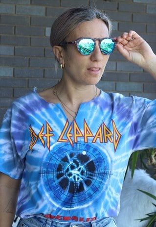 def leppard tie dye shirt