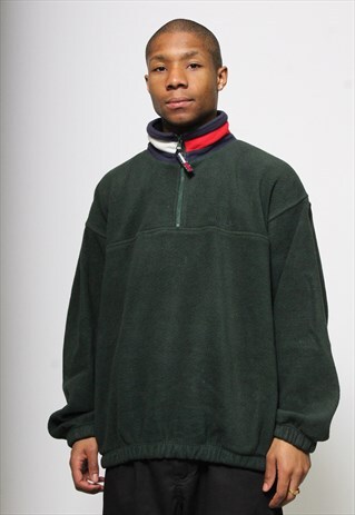 VINTAGE TOMMY HILFIGER 1/4 ZIP FLEECE