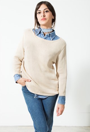ON SALE VINTAGE 80S POLO RALPH LAUREN KNITWEAR JUMPER/S0288