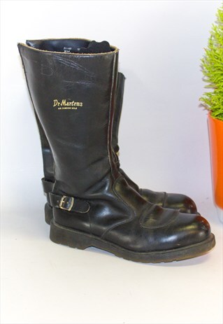 RARE VINTAGE DR MARTEN BIKER BOOTS UK9