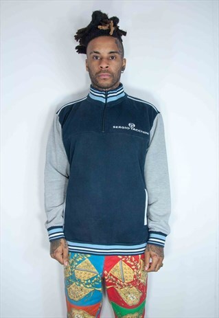 SERGIO TACCHINI 1/4 ZIP SWEATSHIRT