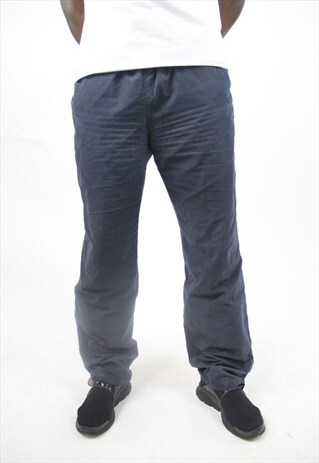 VINTAGE CHAMPION SOFT NAVY TRACKSUIT BOTTOMS