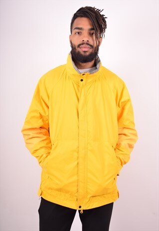 NAUTICA MENS VINTAGE JACKET XL YELLOW 90S