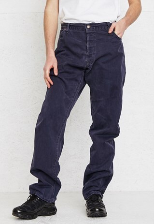 VINTAGE NAVY LEVI'S 517 FIT DENIM JEANS