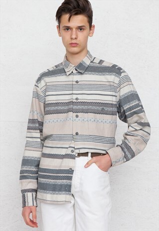 VINTAGE GREY ADVENTAGE LONG SLEEVE SHIRT