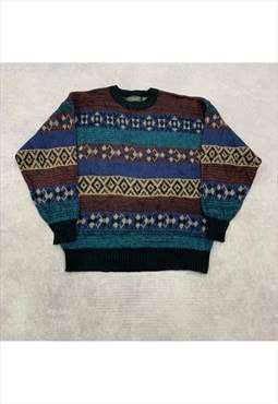 Vintage Knitted Jumper Men's XL