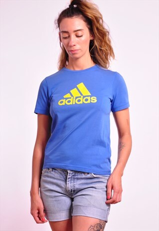 VINTAGE ADIDAS EQUIPMENT BLUE T-SHIRT