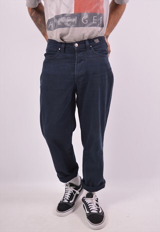 VINTAGE VERSACE SLIM JEANS NAVY BLUE