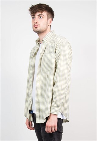 TOMMY HILFIGER GREEN CHECK SHIRT