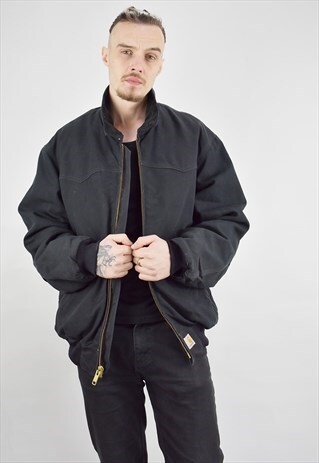 CARHARTT 'CONSTRUCTION & ROOFING' WORKWEAR BOMBER JACKET