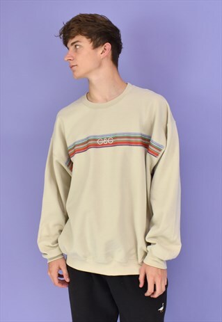 G&G UNISEX VINTAGE RIBBON SAND SWEAT