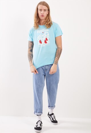 VINTAGE ALEXANDRIA WATERFRONT FESTIVAL GRAPHIC PRINT T-SHIRT