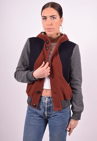 WOMENS VINTAGE JACKET SMALL MULTI 90'S