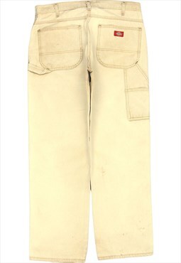 Vintage 90's Dickies Jeans Denim Slim Jeans Beige