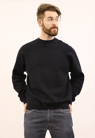 VINTAGE 1990S BLACK SWEATER