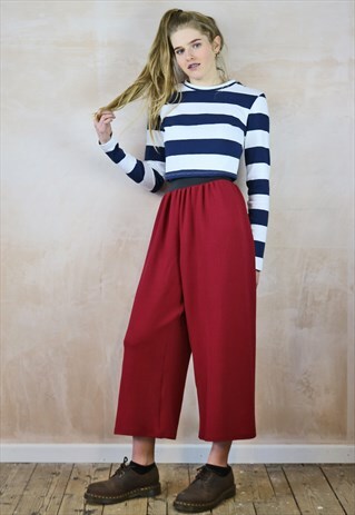 RUBY TEXTURED CROP TROUSERS