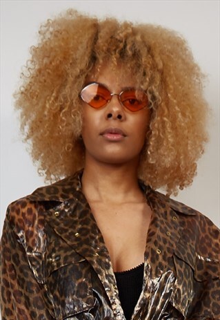 RETRO PINK DIAMOND FRAME SUNGLASSES