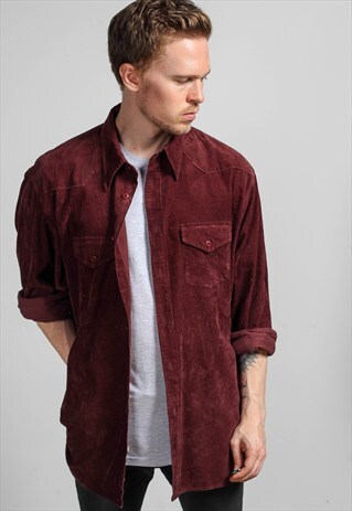 VINTAGE OVERSIZED CORDUROY SHIRT