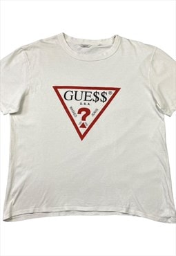 Guess Vintage Men's White Tee