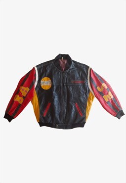 Vintage 1990s Baseball Leather Varsity Jacket