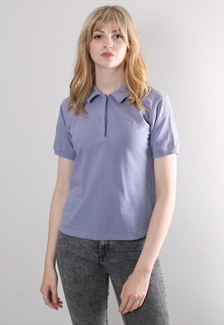 VINTAGE 80S ADIDAS PURPLE POLO SHIRT
