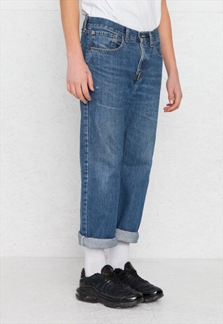VINTAGE BLUE LEVI'S 751 FIT DENIM JEANS
