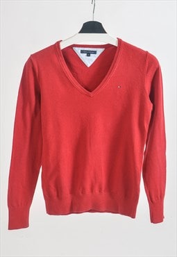 Vintage 90s Tommy Hilfiger jumper in red