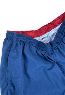 Nike Vintage 90s Navy and red block colour shorts