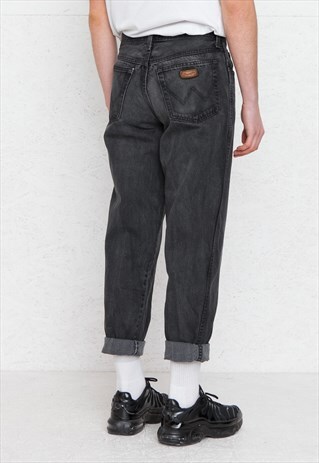 VINTAGE BLACK WRANGLER DENIM JEANS
