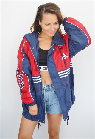 90S ADIDAS VINTAGE WINDBREAKER JACKET