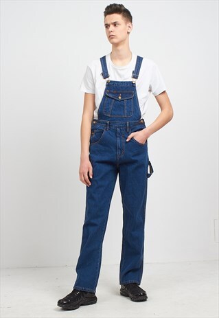 VINTAGE BLUE DENIM JEANS DUNGAREES