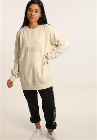 VINTAGE PUMA PRINT SPELLOUT SWEATSHIRT