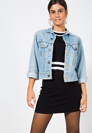 VINTAGE 80S LEE DENIM JACKET / S1520