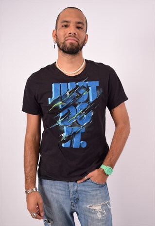 VINTAGE NIKE T-SHIRT TOP BLACK