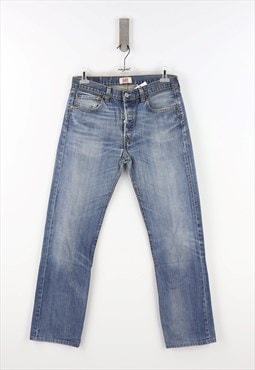 Levi's 501 High Waist Jeans in Dark Denim - W33 - L36