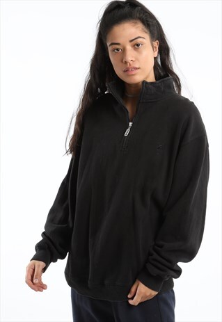 90S FILA EMBROIDERED LOGO 1/4 ZIP SWEATSHIRT