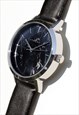 COMPACT MARBLE EFFECT SILVER WATCH