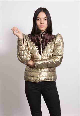 VINTAGE GOLD PUFF JACKET