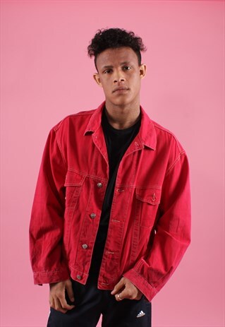 RED DIESEL DENIM JACKET