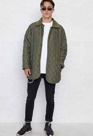 VINTAGE GREEN MARTINELLI QUILTED JACKET