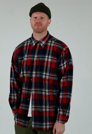 90S PENDLETON PLAID CHECK WOOL SHIRT