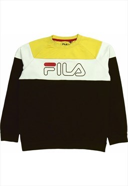Fila 90's Spellout Crewneck Sweatshirt Small (missing sizing
