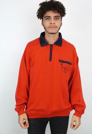 VINTAGE 90'S 1/4 ZIP SWEATSHIRT