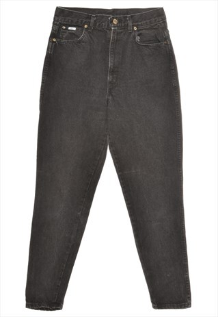 BEYOND RETRO VINTAGE ZIP FRONT TAPERED JEANS - W28