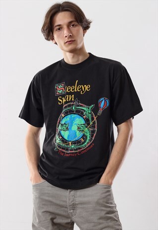 1995 VINTAGE STEELEYE SPAN TOUR BAND TEE T SHIRT