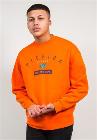 VINTAGE SWEATSHIRT FLORIDA GATORS USA COLLEGE