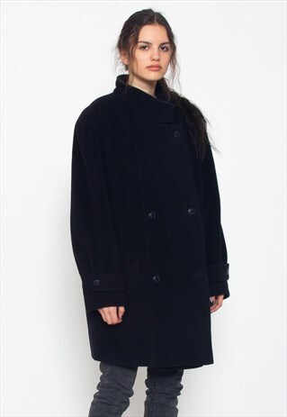 VINTAGE NAVY PEA WINTER COAT