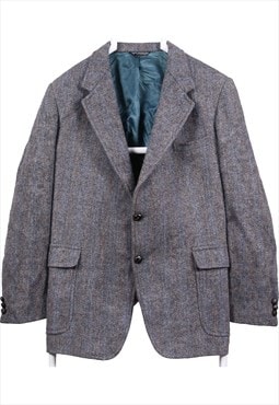 Vinted Harris Tweed 90's Tweed Wool Jacket Button Up Blazer 