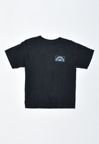 VINTAGE 90'S VANS T-SHIRT TOP BLACK