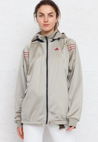 adidas jacket beige